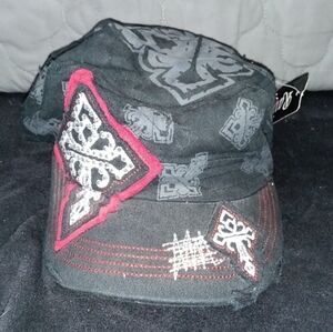 New Black & Grey Cross Hat